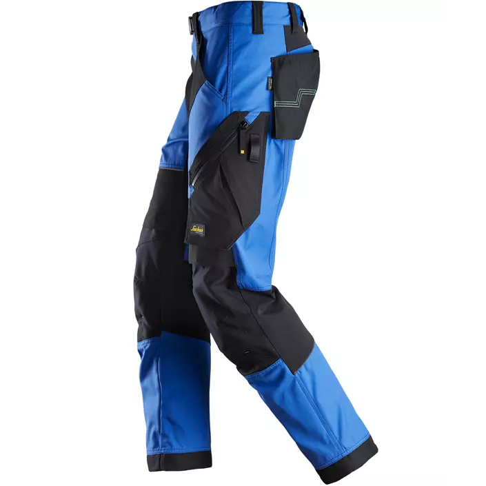 Snickers FlexiWork work trousers 6903, Blue/Black, large image number 2