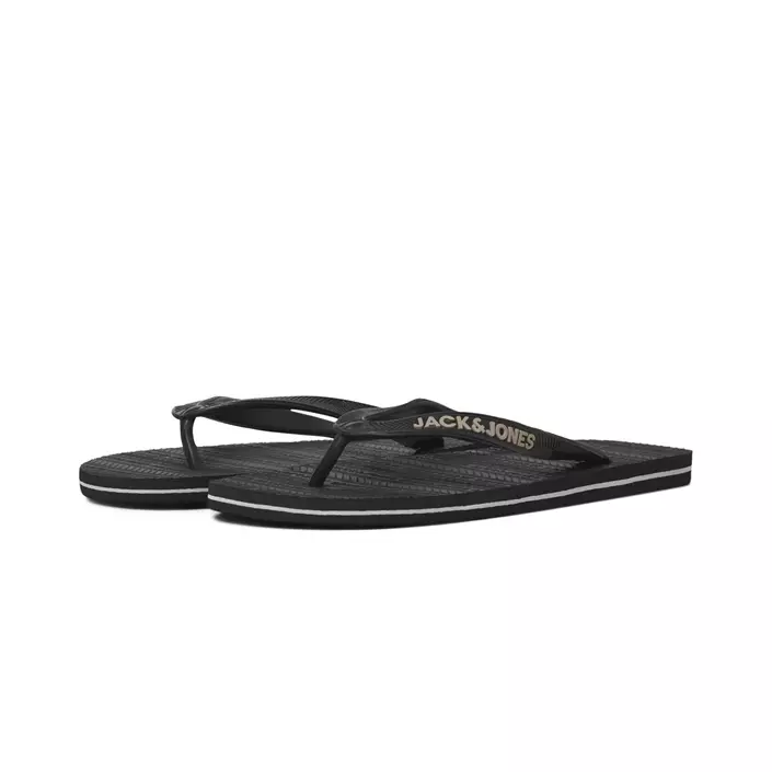 Jack & Jones JWFBASIC Flip Flop Badesandalen, Anthracite, large image number 2