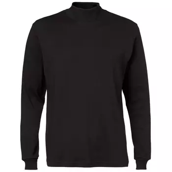 Clipper Brest knitted pullover with high collar, Black