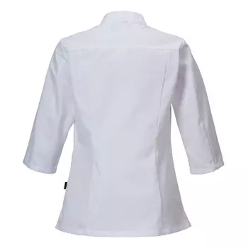 Hejco Inga 3/4 sleeved women's chefs jacket, White