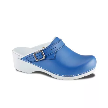 Sanita Pastel women's clogs with heel strap, Blue
