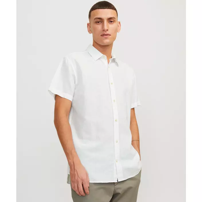 Jack & Jones JJESUMMER kortærmet skjorte, White , large image number 5