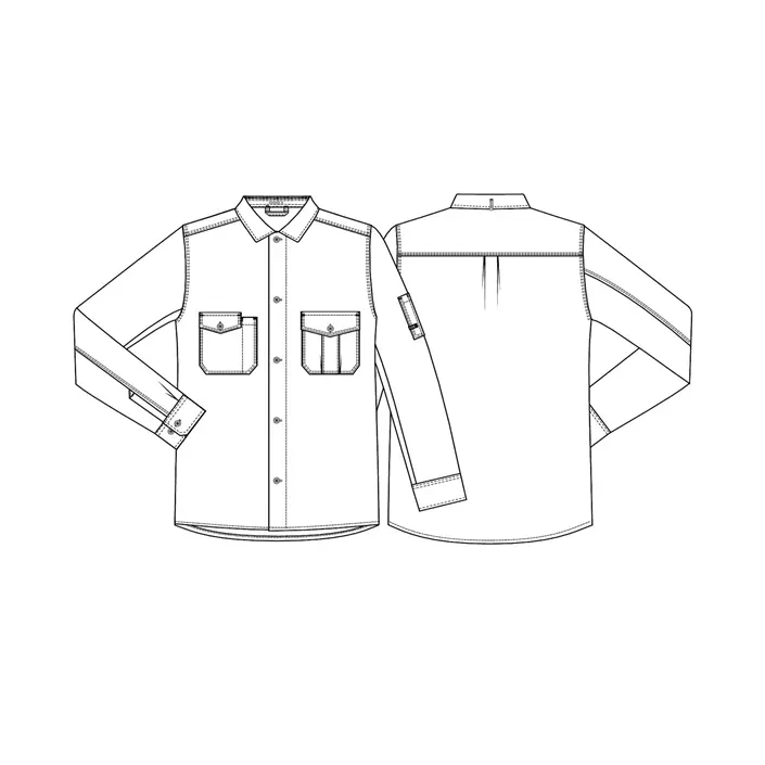 Kentaur chefs-/service jacket, Black, large image number 3