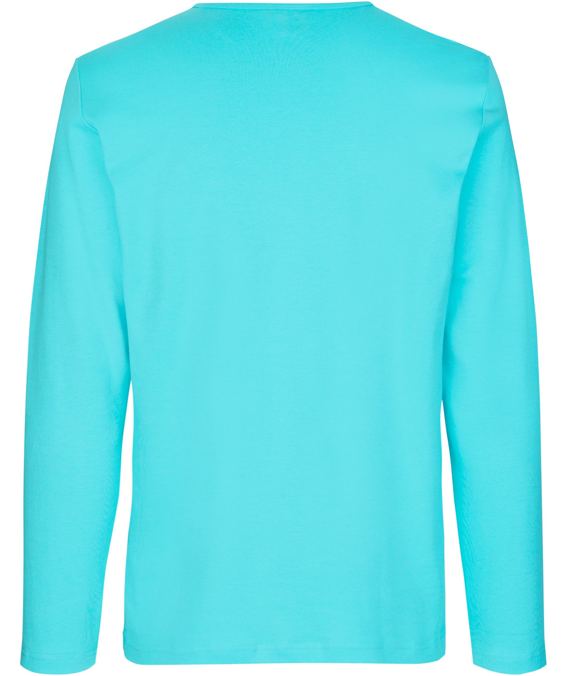 ID Interlock langermet T-skjorte, Mint, large image number 1