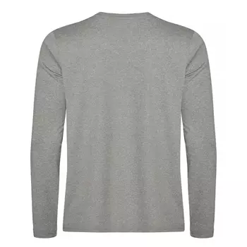 Clique Basic Active-T langermet T-skjorte, Grey melange