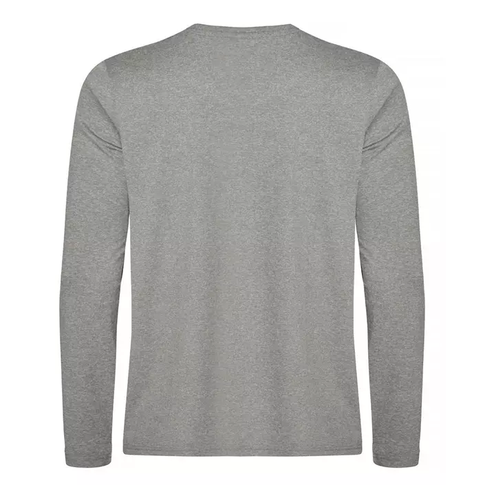 Clique Basic Active-T långärmad T-shirt, Grey melange, large image number 1