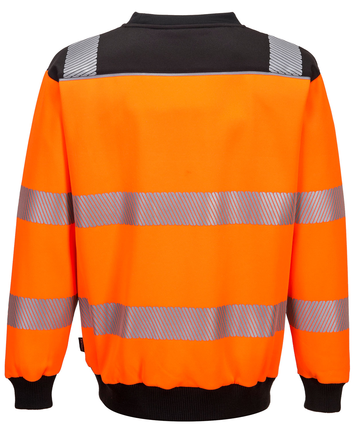 Portwest PW3 collegegenser, Hi-Vis Oransje/Svart, large image number 1