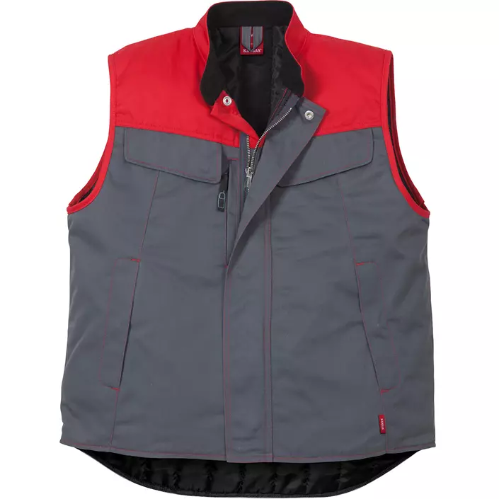Kansas Icon work vest, Grey/Red, large image number 0