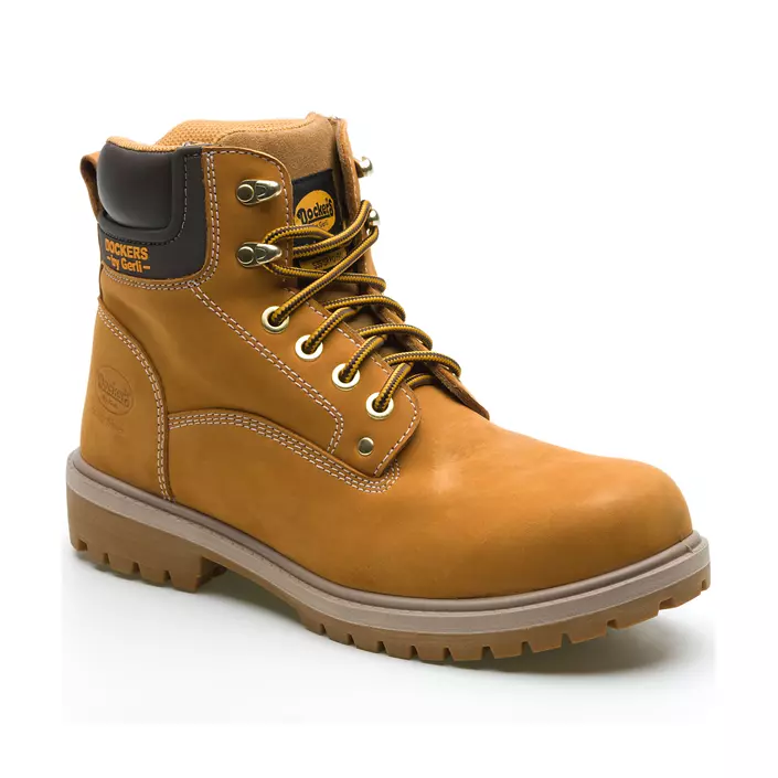 Dockers by Gerli Shield skyddsstövlar S3S, Golden Tan, large image number 1