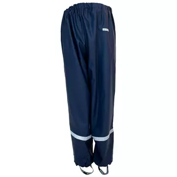 Ocean Cloud Comfort rain trousers for kids, Marine Blue