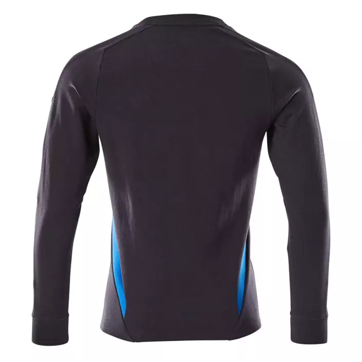 Mascot Accelerate sweatshirt, Mörk Marin/ Azurblå, large image number 1