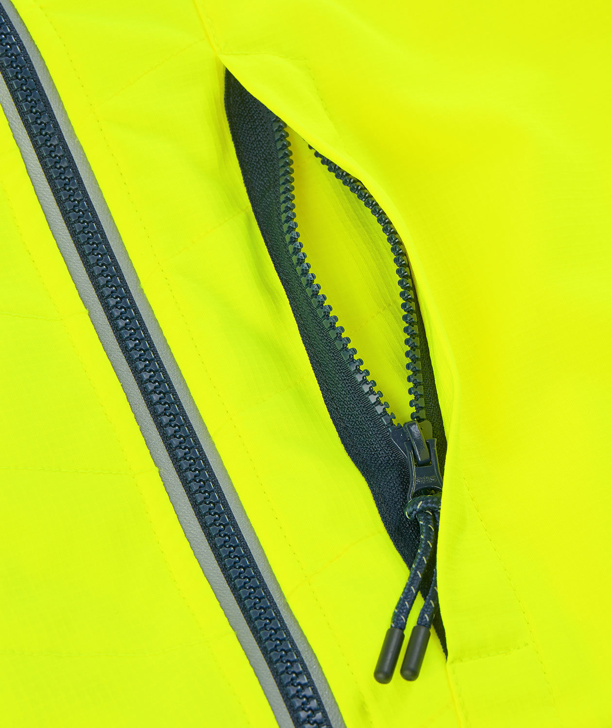 Engel Safety quilted jacket, Yellow/Blue Ink, large image number 2