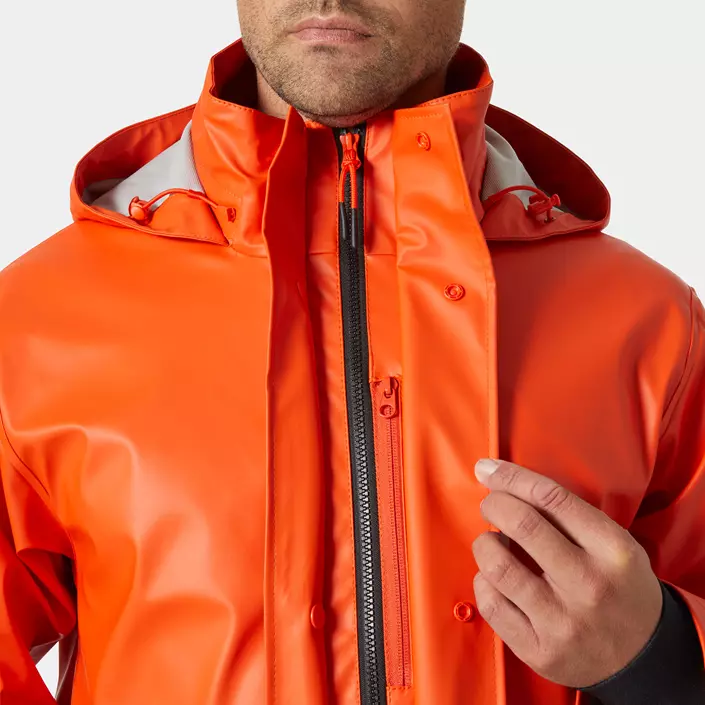 Helly Hansen Gale regnjacka, Mörk Orange, large image number 4