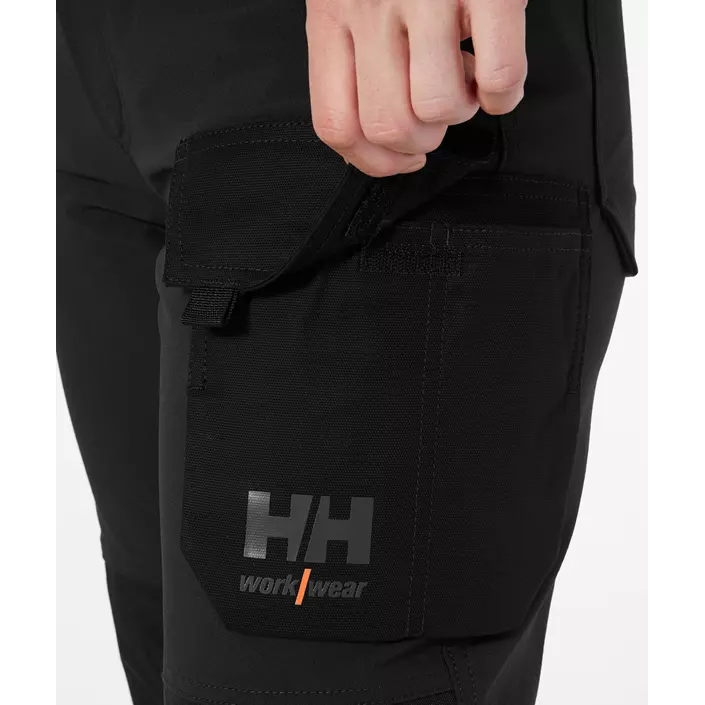 Helly Hansen Luna 4X women's work trousers full stretch, Black, large image number 6