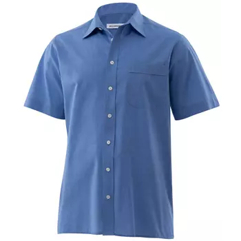 Kümmel Stanley fil-á-fil Classic fit kortærmet skjorte, Mellemblå
