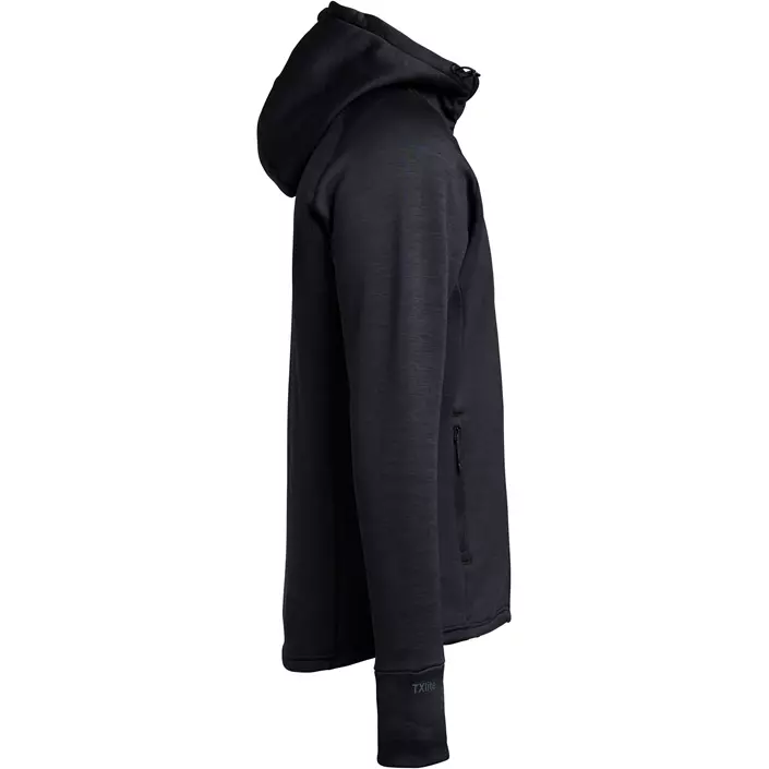 Tenson TXlite hoodie med blixtlås, Black, large image number 3
