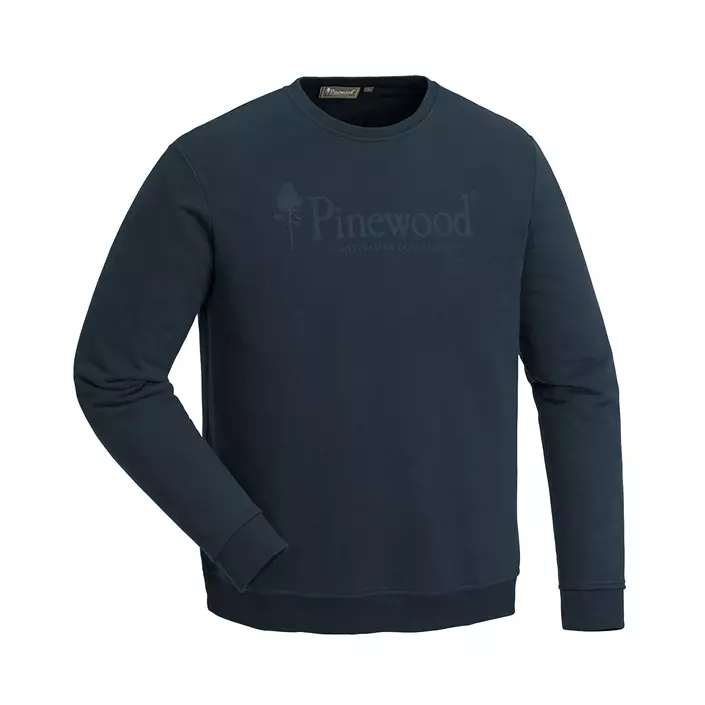 Pinewood Sunnaryd collegetröja / sweatshirt, Mörk Marinblå, large image number 0
