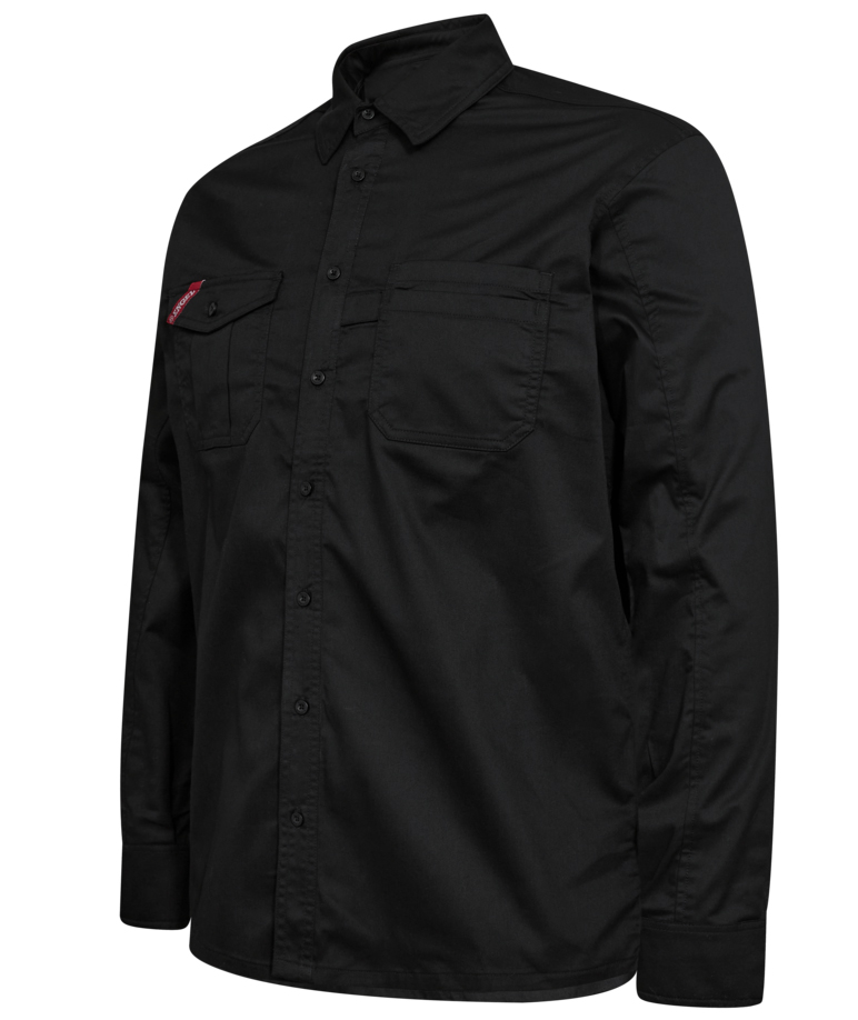 Engel Extend work shirt, Black, large image number 2