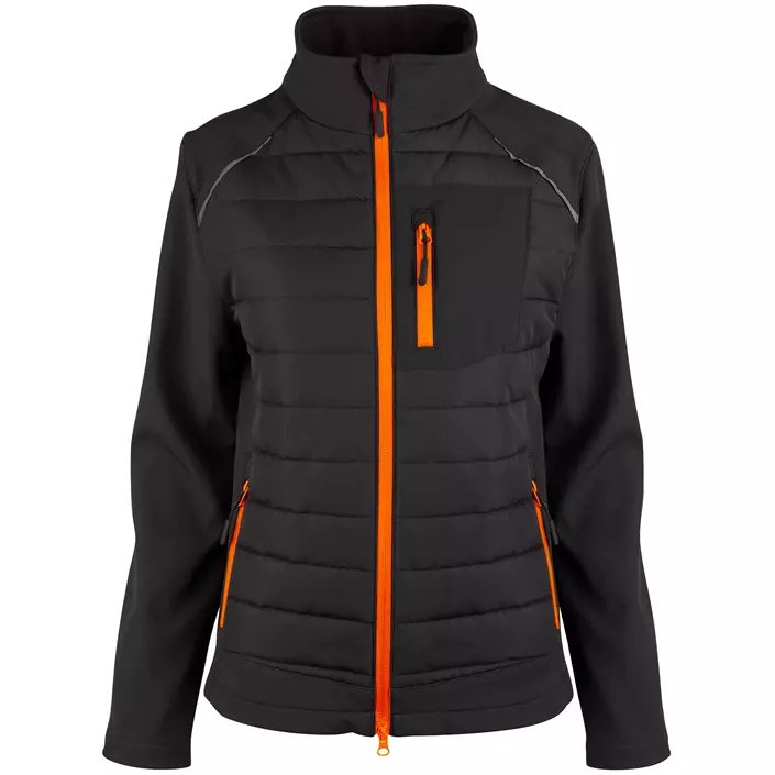 YOU Sydney women's hybrid jacket, Black/Orange, large image number 0