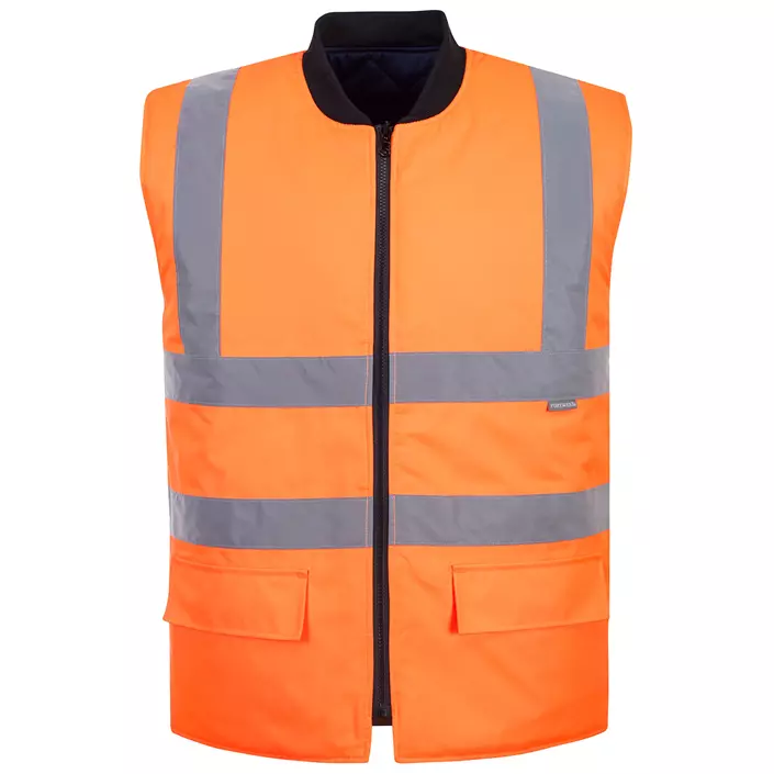 Portwest reversible vest, Hi-vis Orange, large image number 0