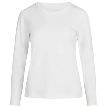 NORVIG langærmet stretch dame T-shirt, Hvid