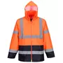 Portwest rain jacket, Hi-vis Orange/Marine