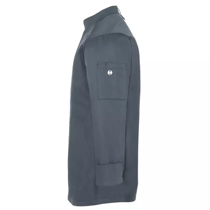 Karlowsky Noah chefs jacket, Antracit Grey, large image number 3
