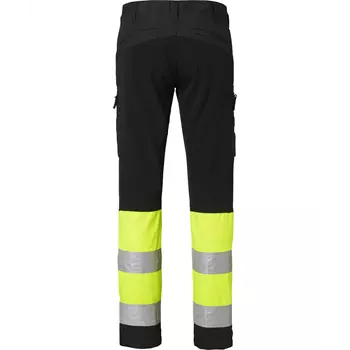 Top Swede service trousers 220, Black/Hi-Vis Yellow
