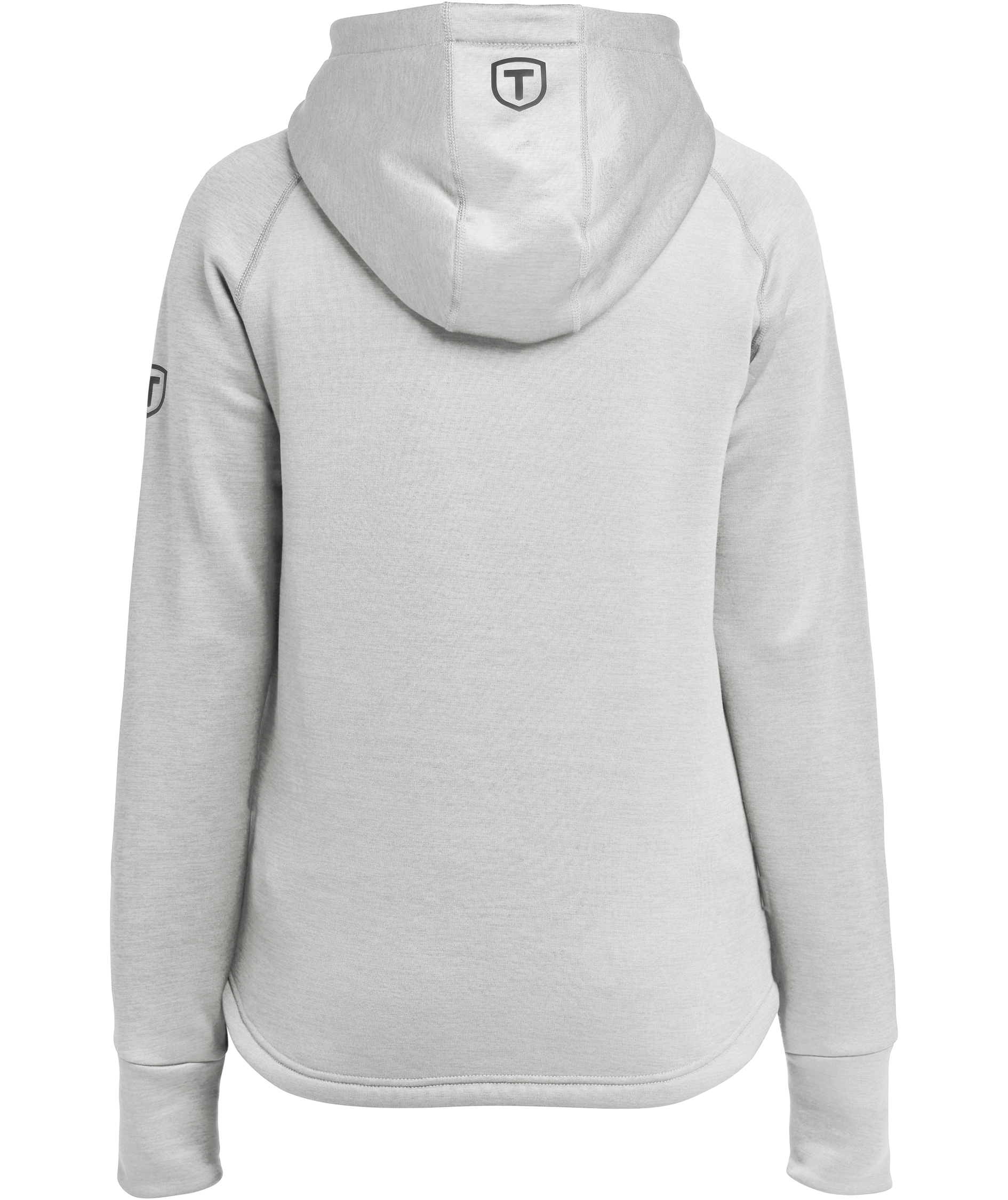 Tenson TXlite women's hoodie with full zipper, Light Grey, large image number 2