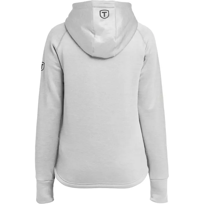 Tenson TXlite dame hettegenser med glidelås, Light Grey, large image number 2