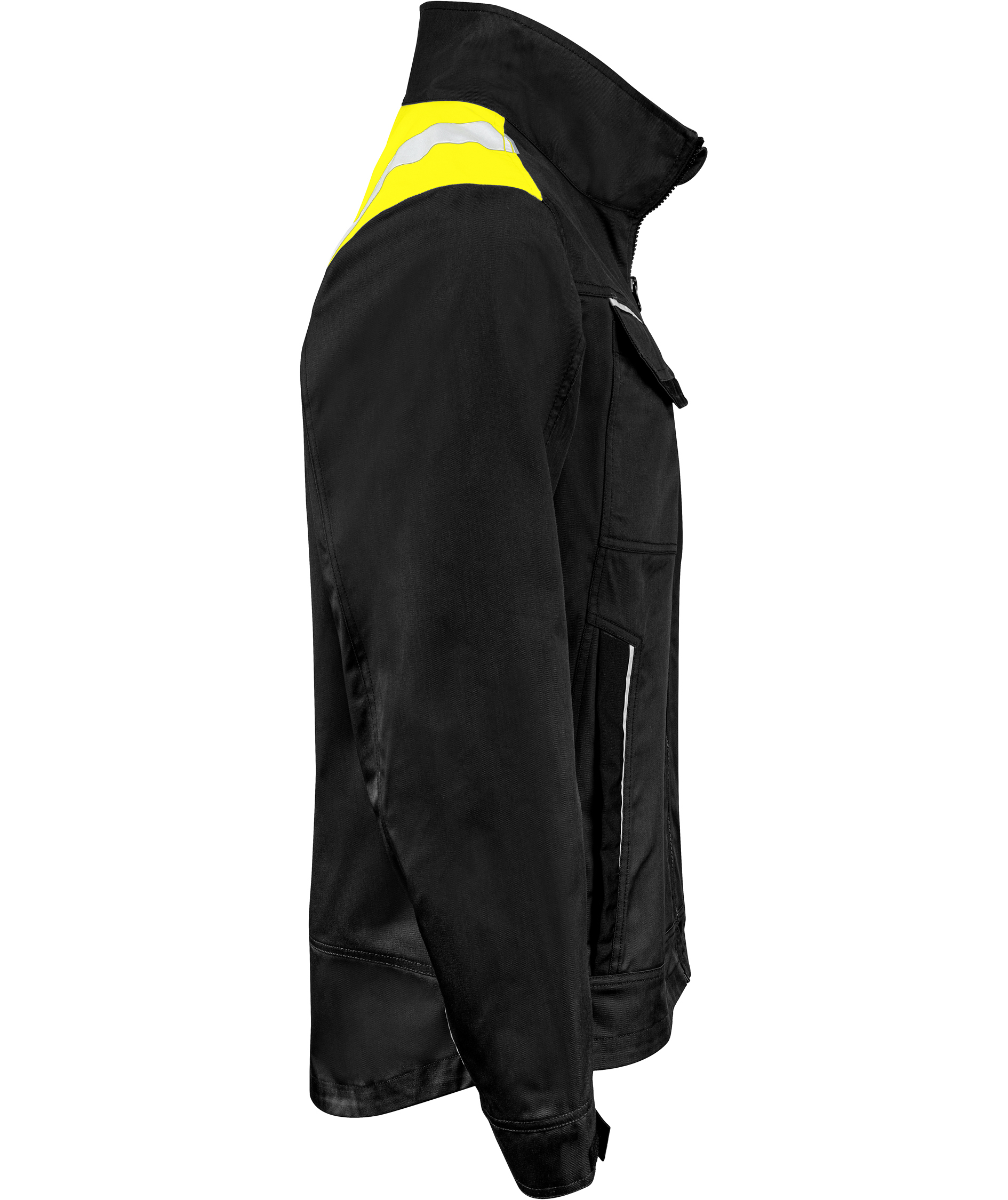 ProJob work jacket 5427, Black/Yellow, large image number 2
