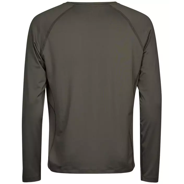Tee Jays langærmet Cooldry T-shirt, Deep Green, large image number 2