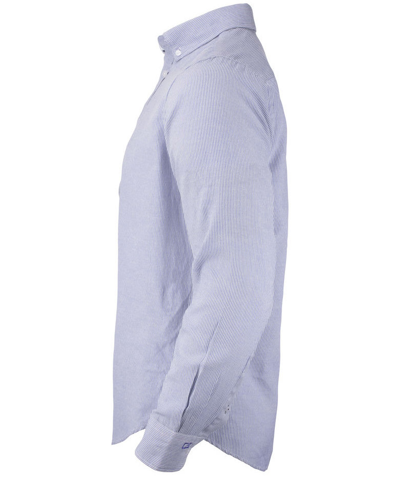 Cutter & Buck Belfair Oxford Modern fit skjorte, Bl&aring;/Hvit&nbsp;Stripete, large image number 3