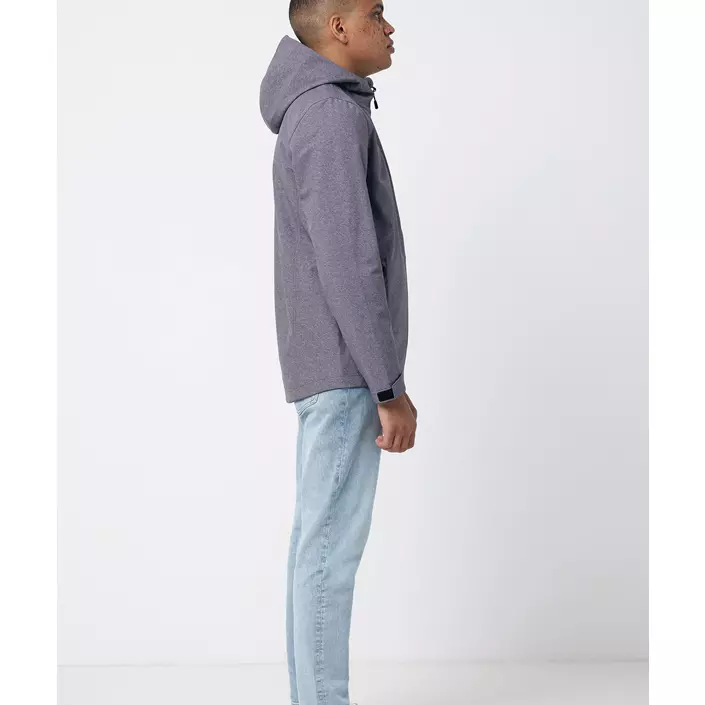 Iqoniq Makalu softshelljacka, Vulcano Heather Grey, large image number 4