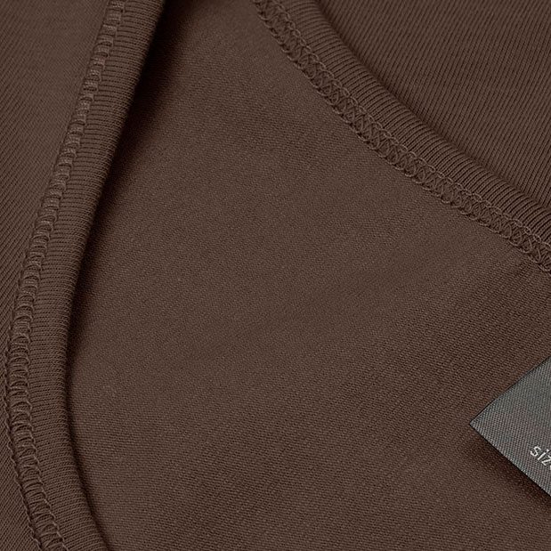 ID 3/4 &auml;rmad stretch T-shirt dam, Mocca, large image number 3