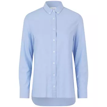 Seven Seas Oxford lång Modern fit skjorta dam, Ljusblå