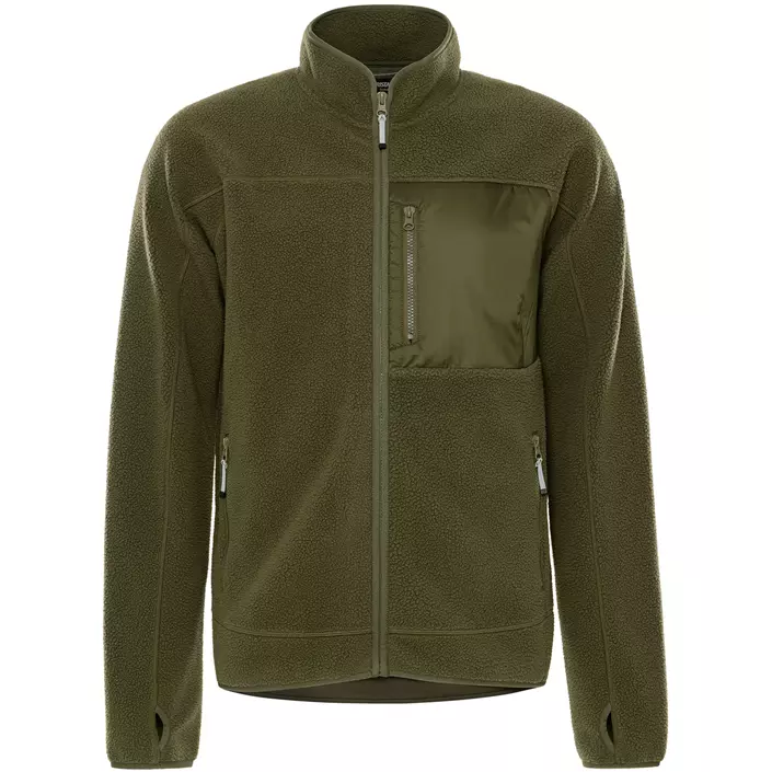 Fristads Argon fibre pile jacket, Light Army Green, large image number 0