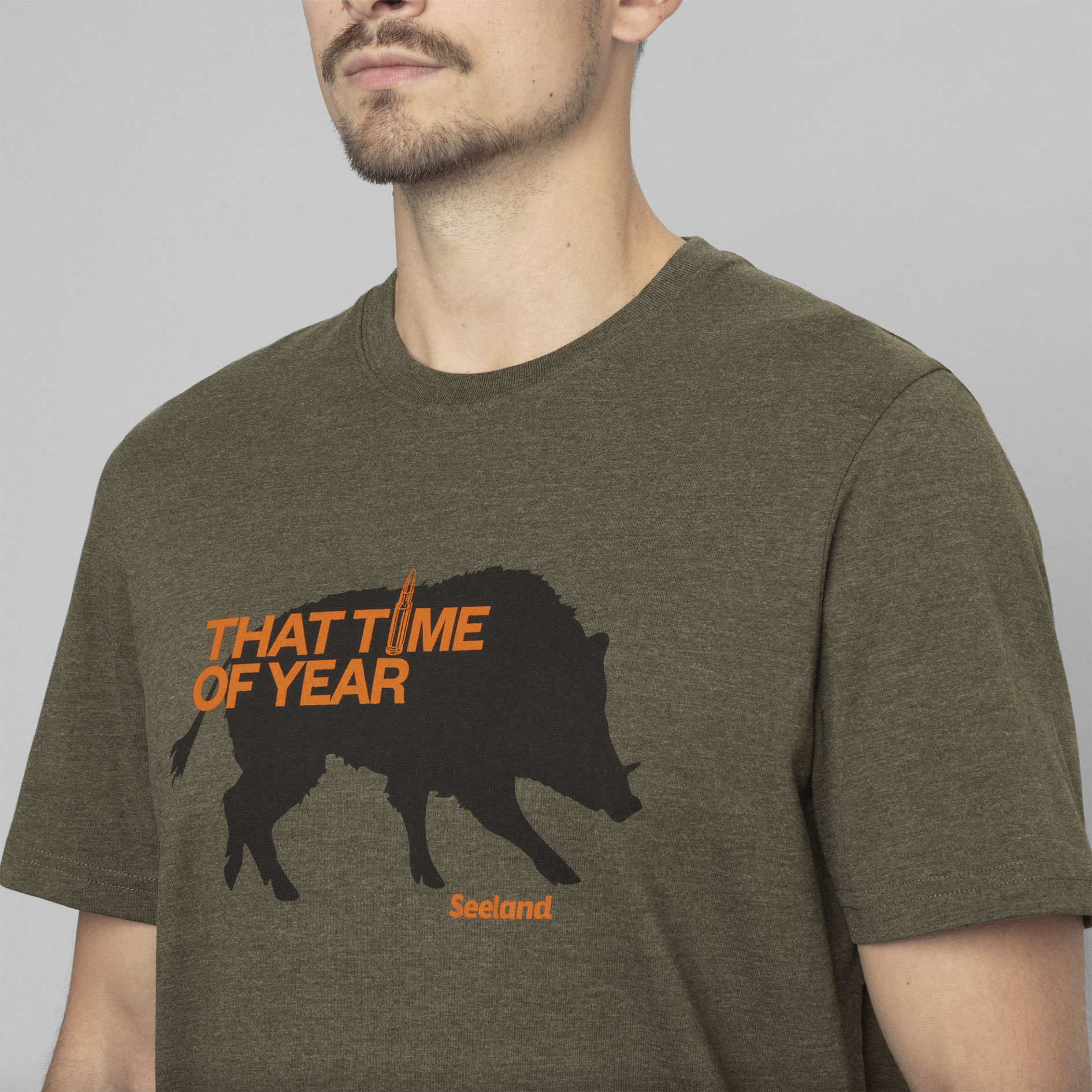 Seeland That Time T-shirt, Pine Green Melange, large image number 4