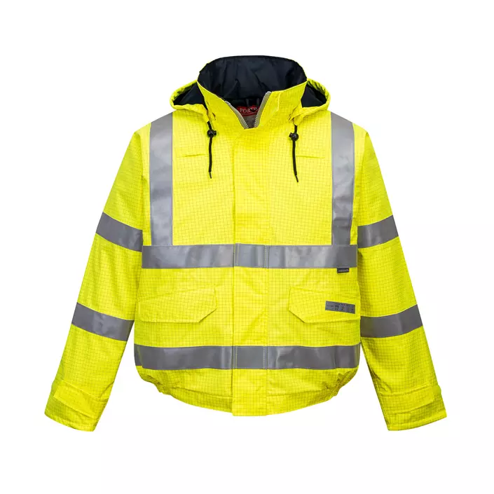 Portwest BizFlame pilot jacket, Hi-Vis Yellow, large image number 0