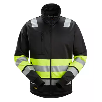 Snickers sweat jacket 8034, Black/Hi-Vis Yellow