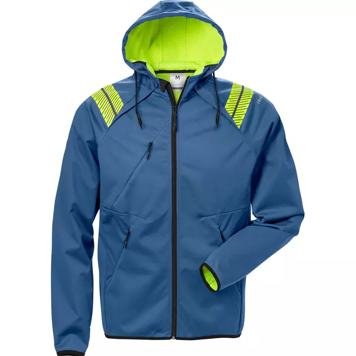 Fristads softshell jacket 7461 BON, Blue, large image number 0