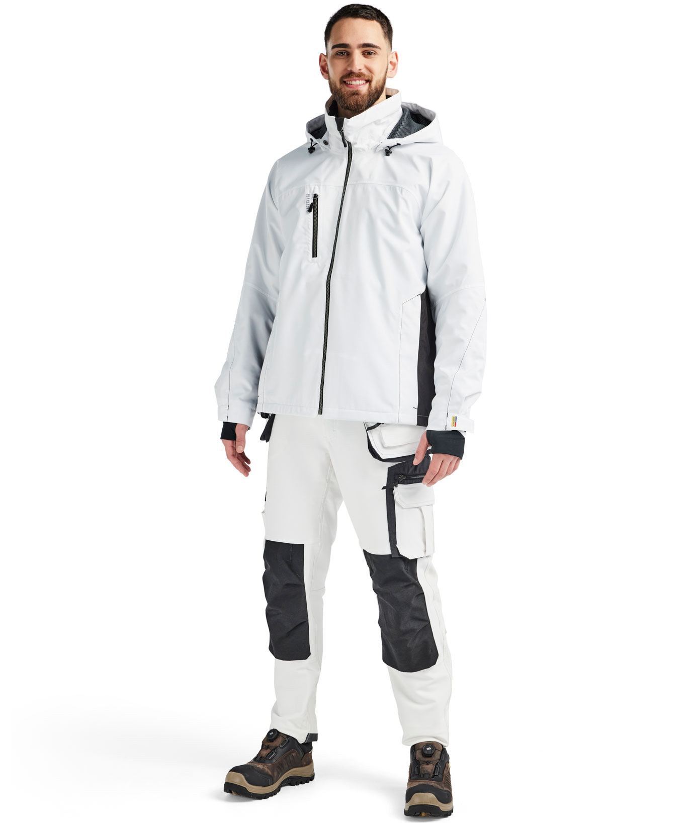 Bl&aring;kl&auml;der Unite winter jacket, White/dark grey