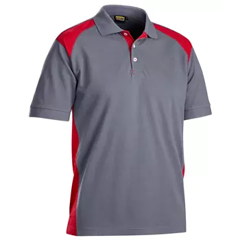 Blåkläder Polo T-shirt, Grå/Rød