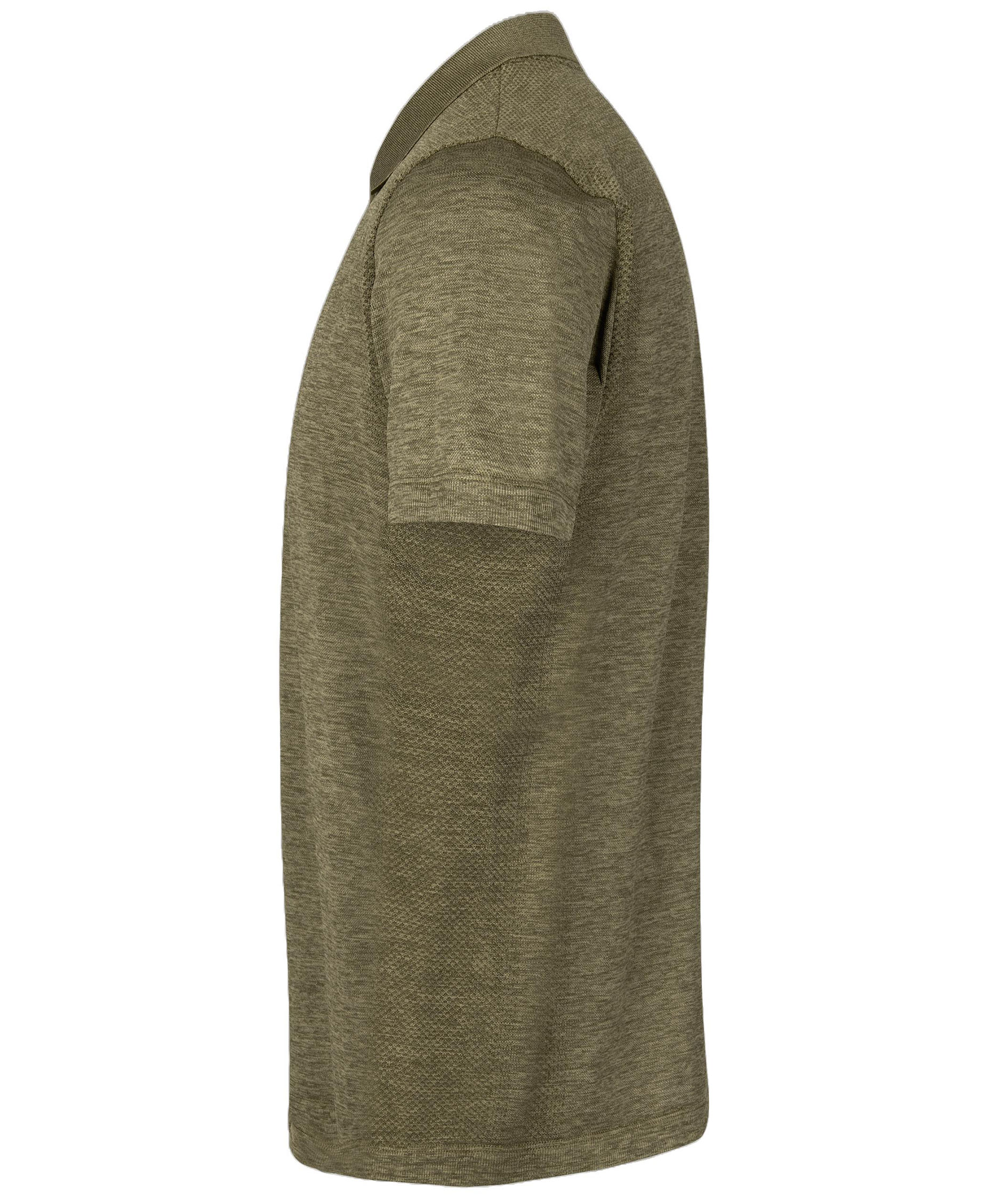 ID Active Poloshirt, Olive melange, large image number 3