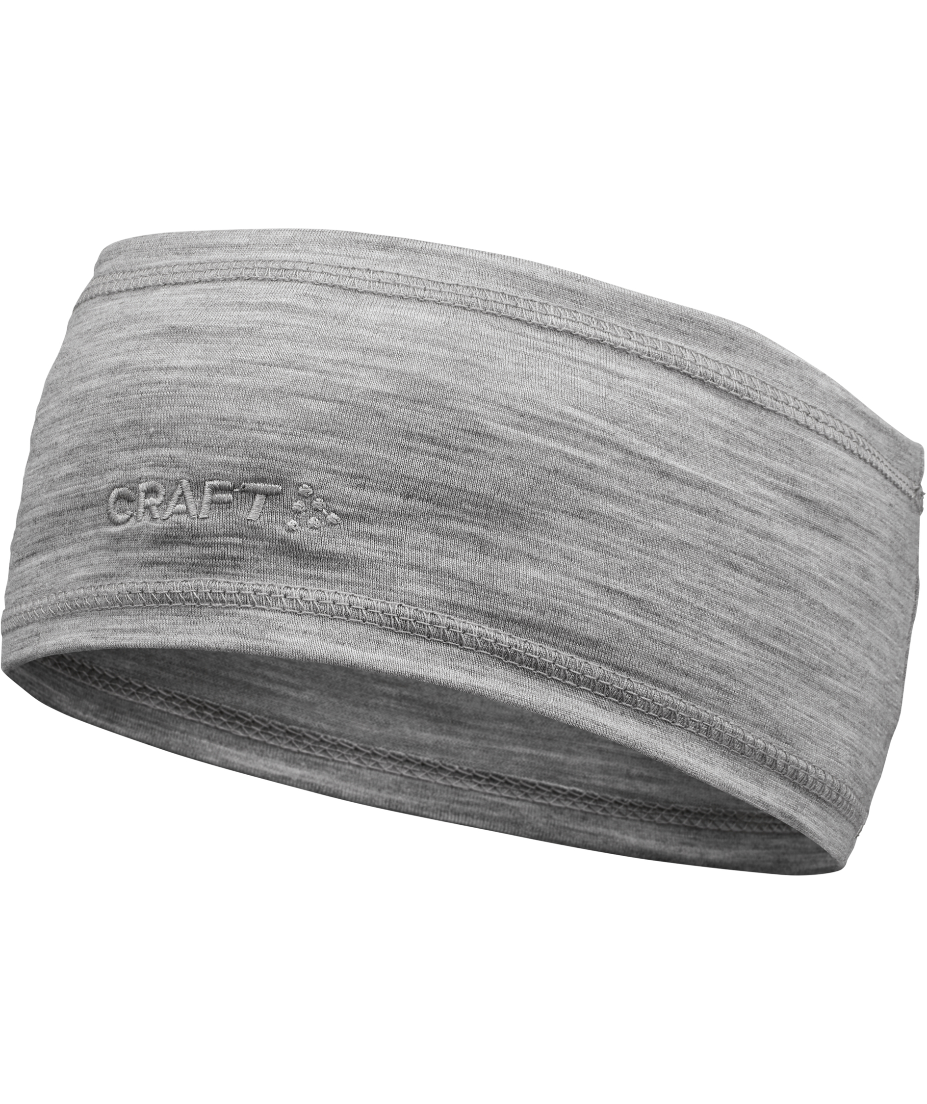 Craft Essence pannband med merinoull, Grey melange