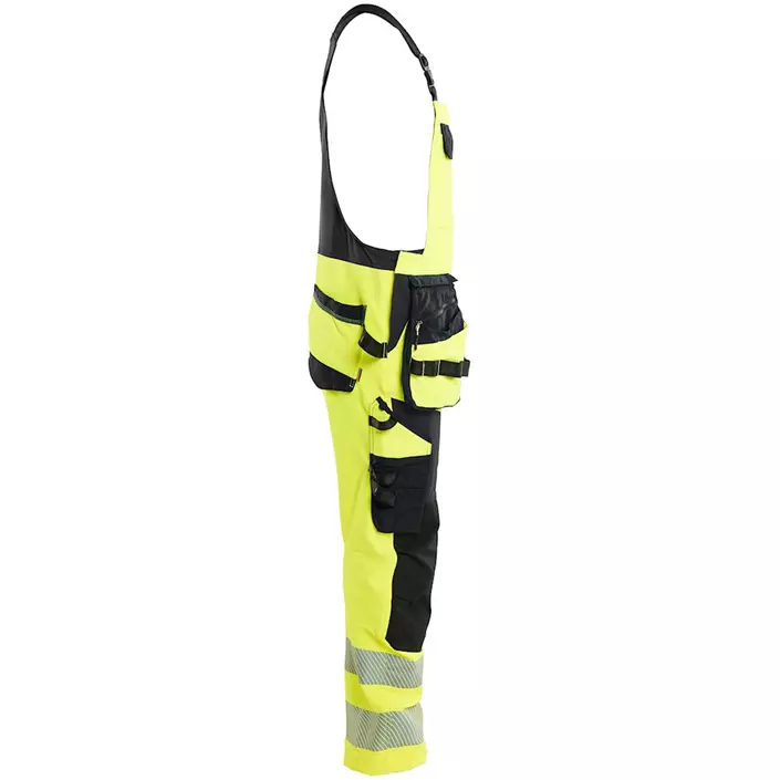 Blåkläder håndverksselebukse full stretch, Hi-vis Gul/Svart, large image number 2