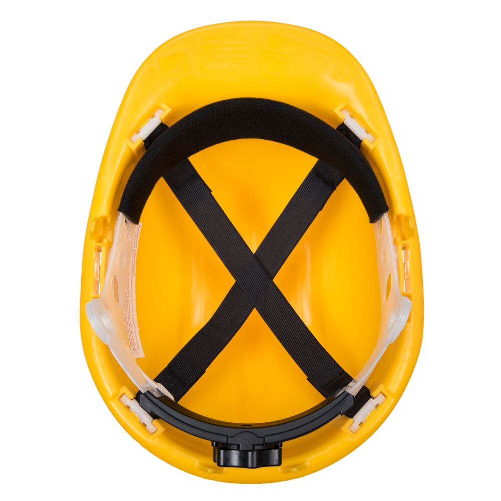 Portwest PS57 Experbase work safety helmet, Yellow, Yellow, large image number 1