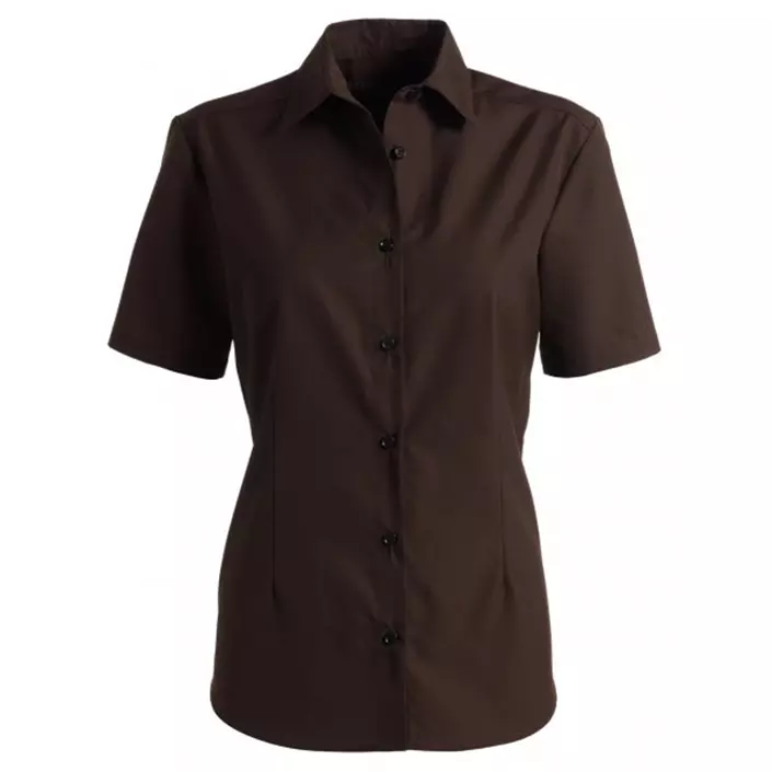 Kentaur modern fit short-sleeved women's shirt, Mocca, large image number 0