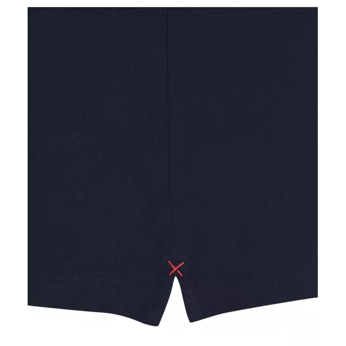 Clique Premium long-sleeved polo shirt, Dark Marine Blue, large image number 5