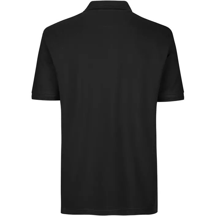 ID PRO Wear Polo T-skjorte med brystlomme, Svart, large image number 1